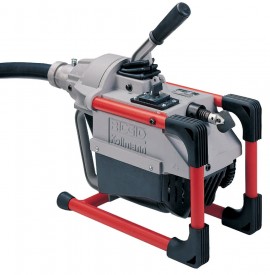 RIDGID K-60SP Drain Cleaning Machine with A-1 Operator&#039;s Mitt, A-12 Pin Key, and A-60-12 Rear Guide Hose-