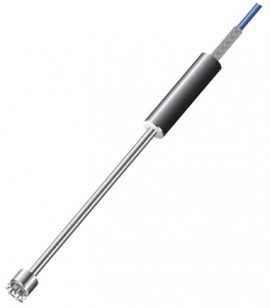RKC ST-29 Straight-Type Surface Temperature Sensor with DP-700 connector and silicon rubber coated cable, 800&amp;deg;C-