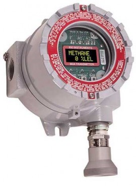 RKI 65-2649RK-CH4-4 M2A Series IR Methane (CH4) LEL 0-100% sensor / transmitter with j-box, IR CH&lt;sub&gt;4&lt;/sub&gt;, splash guard-