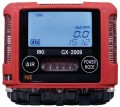 RKI GX-2009 Single-Gas Detector with alligator clip and 115/220 V AC charger, H<sub>2</sub>S-