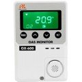 RKI OX-600 Stand Alone Oxygen Monitor with 16.4&#039; sensor cable, 0 to 25% volume, battery-operated-