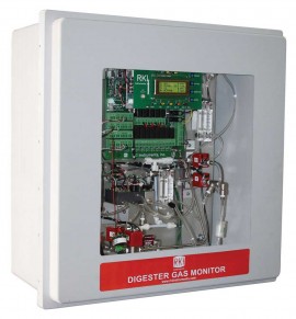 RKI 72-2120-202 Digester Gas Monitor, 100% volume CH4/1,000 ppm H2S-