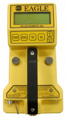RKI EAGLE Portable Multi-Gas Detector, LEL and PPM/O<sub>2</sub>/O<sub>3</sub>/Cl<sub>2</sub>-