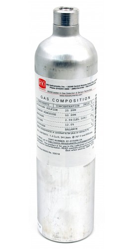 RKI 81-0103RK-01 Calibration Cylinder, 100 ppm isobutylene, 34 liter-