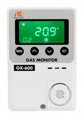 RKI OX-600 Single-Gas Detector, O<sub>2</sub>, battery operated-