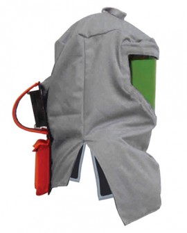 Salisbury FH40GY-C Gray 40 cal flash hood with universal air system-