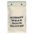 Salisbury GB112 26 oz. Canvas Glove Bag, Dim: 9" x 14"-