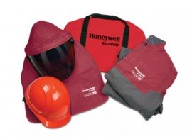 Salisbury SK40RGXL-PP Arc Flash Clothing Kit, xl, 40 Cal/sq cm ATPV, Ultrasoft, Grey/Red-