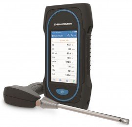 Sauermann Si-CA 130 Kit 2BH Combustion Analyzer Kit with 12&amp;quot; probe, O<sub>2</sub>/CO-