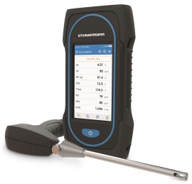 Sauermann Si-CA 130 Kit 3BH Combustion Analyzer Kit with 12&amp;quot; probe, O<sub>2</sub>/CO/NO-