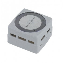 Schneider Electric 21-928 Gray Plastic Cover with blank dial-