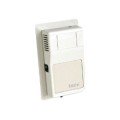 Schneider Electric ETR503 Room Temperature Sensor with setpoint and override pushbutton, continuum-