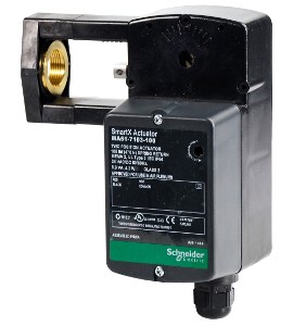 Schneider Electric MS51-7103-160 SmartX Spring Return Proportional Damper Actuator, 24 V, 4 to 20 mA DC, 105 lbf-