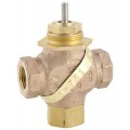 Schneider Electric VB-7323-0-4-04 3-Way Brass Trim Diverting and Sequencing Globe Valve Body with threaded NPT, 0.5&amp;quot;, 4.4 Cv-