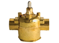 Schneider Electric VM2213 Erie PopTop Non-Steam Control Valve, 1/2&quot;, 2-way, sweat, 4CV, brass-