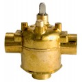 Schneider Electric VS3213 Erie PopTop Steam Control Valve, 1/2", 3-way, sweat, 4CV, brass-