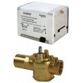 Schneider Electric VT2221H13A020 Erie PopTop General Control Valve with Actuator, 1/2&quot;, 2-way, NPT, 1CV, brass-