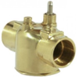 Schneider Electric VT2313 Erie PopTop General Control Valve, 3/4", 2-way, sweat, 3.5CV, brass-