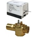 Schneider Electric VT2343G13A01A0F Erie PopTop General Control Valve with Actuator, 3/4", 2-way, inverted flare (retrofit), 3.5CV, brass-