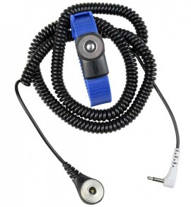 SCS 2242 MagSnap 360 Adjustable Wrist Strap with 12&#039; Coil Cord, Thermoplastic-