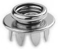 SCS 3050 Grounding Snap Fastener, Female, 10 Packs of 10-