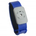 SCS 4720 Dual-Conductor Thermoplastic Adjustable Wristband, Blue-