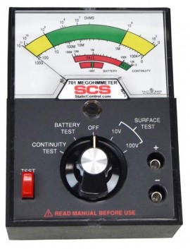 SCS 701-M Replacement Megohmmeter for the SCS 701 Megohmmeter Kit-