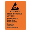 SCS 7101 RS-471 Reusable Caution Labels, 1.8 x 2.5&quot;,  Roll of 500-