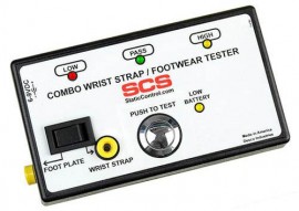 SCS 770030 Combo Wrist Strap and Footwear Tester-