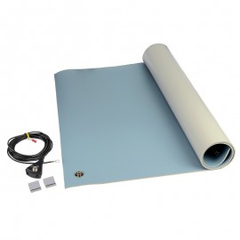 SCS 8214 3-Layer Vinyl Mat Kit, Blue, 0.14 x 24 x 48in-