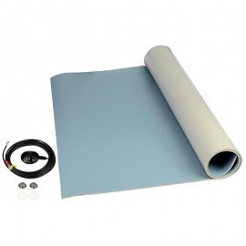 SCS 8254 3-Layer Vinyl Mat Roll Kit, Blue, 0.14in x 48in x 24ft Roll-