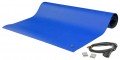 SCS 8841 Static Dissipative Rubber Table Runner, Blue, 2' x 24'-