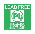 SCS ROHSLABEL RoHS Label, 1.75 x 1.75&amp;quot;, 500/Roll-