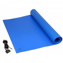 SCS TM2436L1BL-L Premium 3-Layer Vinyl Mat Kit, Blue, 0.14 x 24 x 36in-