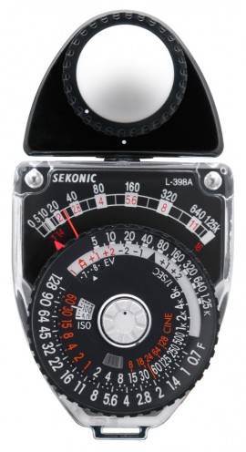 Sekonic STUDIO DELUXE III L-398A Analog Light Meter, 4 to 17 EV, 6 to 12,000 ISO-