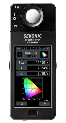 Sekonic C-7000 Spectrometer, 1563 to 100,000 K, 1 to 200,000 lux-