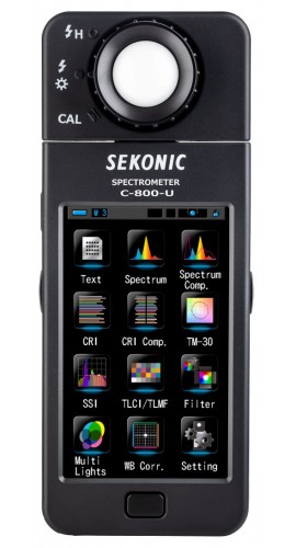 Sekonic C-800 Spectrometer, 1600 to 40,000 K, 1 to 200,000 lx-