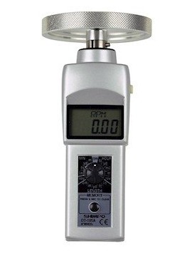 SHIMPO DT-105A-12KMW Contact Tachometer with 12&amp;quot; circumference aluminum knurled measuring wheel-