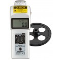 SHIMPO DT-205LR-S12 Combination LCD Tachometer with laser sensor and contact adapter, 12&quot;-