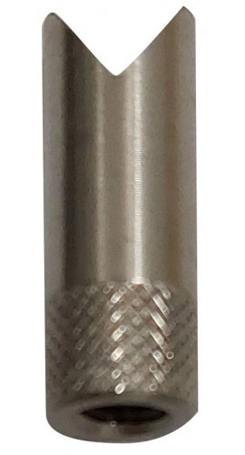 SHIMPO FG-M6GV Steel Notched Head Adapter, M6 Thread-