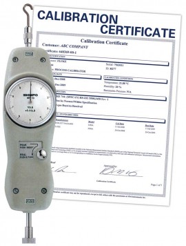 SHIMPO MF-5KG-NIST Mechanical Force Gauge, -
