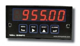 Shimpo PM-RTD-1SAC5 RTD Panel Meter, SSR relay and analog output, USB-