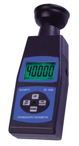 SHIMPO ST-1000 Compact Handheld LED Stroboscope-Tachometer-