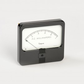 Simpson 10780 Model 79D Rectangular Self-Shield Movement Wattmeter Analog Panel Meter, 0 to 3,000, 4.5"-