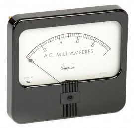 Simpson 35023 Rectangular Analog Panel Meter, 4 to 20 mA, 3.5&amp;quot;-