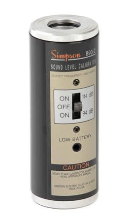 Simpson 887-2 Calibrator for 0.5in Microphones-