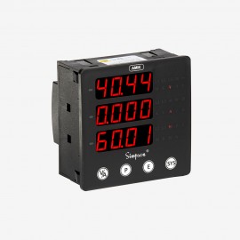 Simpson A100 Amik Series 3-Phase Digital Power Meter, 40 to 300 V AC/DC, 100 to 500 V-