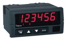 Simpson S66021100 Standard Panel Meter, 1R, 240VAC-