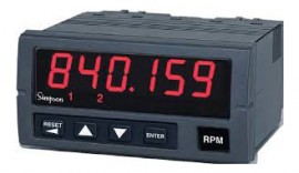 Simpson S66221200 Counter Panel Meter, 2 R, 240 V AC-