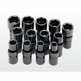 SK Tools 34300 Universal Fractional Impact Socket Set, 13-pack-